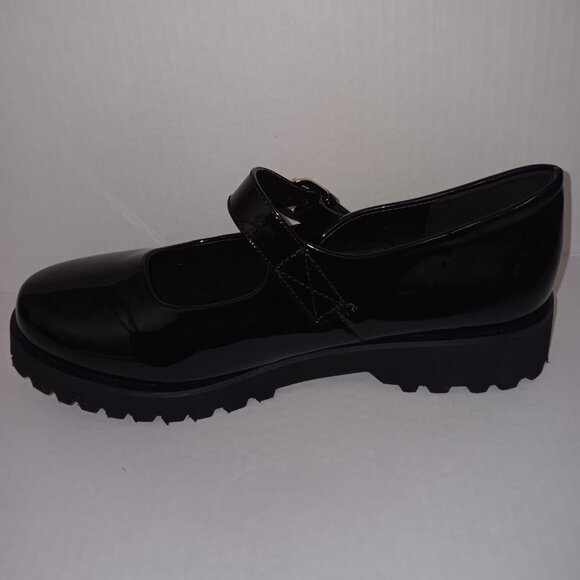 JONES NEW YORK TALTEN MARY JANE FAUX PATENT LEATHER SHOES - Picture 6 of 11